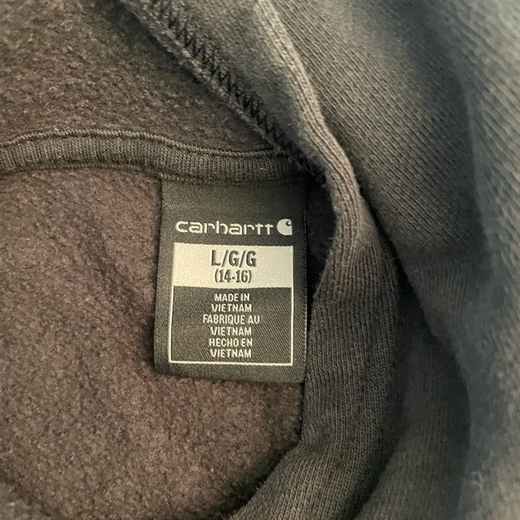 159. Boys carhartt hoodie - Picture 2 of 2